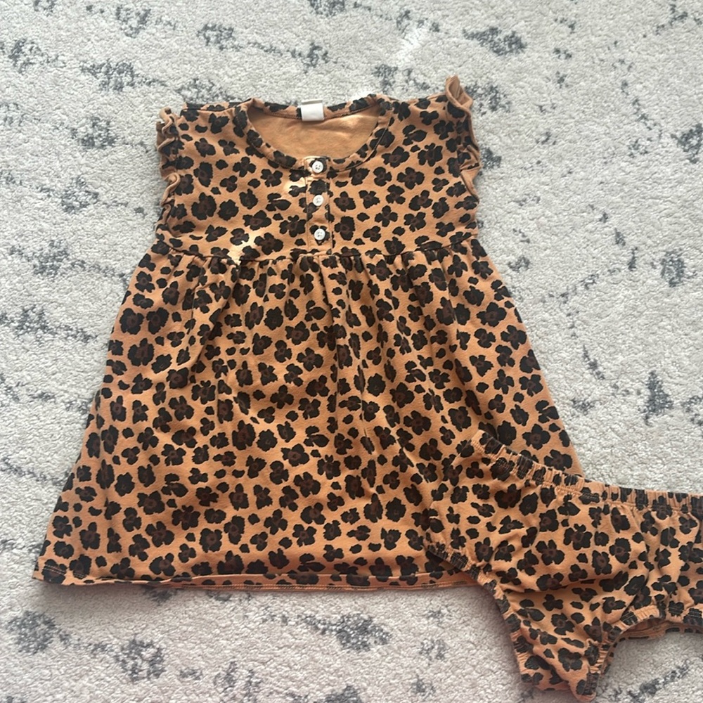 Leopard print dress